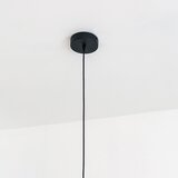  Visilica na sajli VESPER 1xE27/15 W/230 V, prečnik 30 cm, crna/zlatna | Eponuda.com