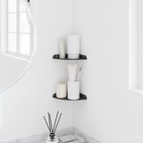  Lebdeća polica s policom s pohranom 2 pcs Crna 15 x 15 x 2 cm | Eponuda.ba