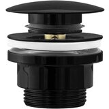 Rea Čep za umivaonik univerzalni klik-klak Brushed BLACK METALIC Cijene