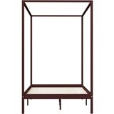  Za krevet s baldahinom od borovine tamnosmeđi 120x200 cm | shoptok.hr