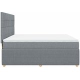  Krevet s oprugama i madracem svjetlosivi 180x200 cm od tkanine | shoptok.hr