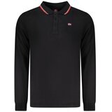  Muška dugačka polo majica NORWAY 1963, crna Cijene