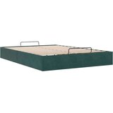 vidaXL Otomanski posteljni okvir brez vzmetnice Temno zelena 140x200cm | Shoptok.si