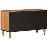 TV ormar s vratima Prirodna 80 x 31 5 x 46 cm Čvrsto drvo manga - Prirodna | shoptok.hr