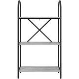 vidaXL Knjižna polica Siva sonoma 60 x 30 x 109 cm Konstruiran les | Shoptok.si