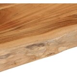 Stolna ploča 90x40x3,8 cm pravokutna bagremovo drvo živi rub | shoptok.hr