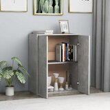  Komoda siva boja betona 60 x 30 x 75 cm od konstruiranog drva | shoptok.hr