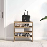 vidaXL Regal za čevlje 2 kosa zložljiva artisan hrast 60x30x30,5 cm | Shoptok.si