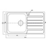  Kuhinjski sudoper BL 802 L | shoptok.hr