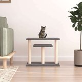  Mačji praskalnik s ploščadjo temno siv 62,5 cm, (20796879) | Shoptok.si