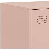 vidaXL Komoda ružičasta 99 x 39 x 73 cm čelična | shoptok.hr