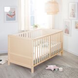 Roba Otroška posteljica z nastavljivo višino 70x140 cm v naravni barvi Easy Sleep – | Shoptok.si