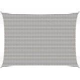  Jedrilica za sunčevu sjenu Svijetlo siva i bijela. 5 x 6 m HDPE | shoptok.hr