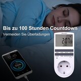AWOOTSV 2x Digitalna časovna vtičnica z 18 programi | Shoptok.si