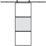 vidaXL klizna vrata s priborom 76 x 205 cm kaljeno staklo i aluminij Cijene