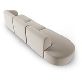 Milo Casa Bež žametna sedežna garnitura desni kot 311 cm Paolo – | Shoptok.si