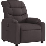 vidaXL Naslanjač temno rjavo blago, (20929081) | Shoptok.si