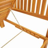  Ležaljka Prirodna nafta 200 x 57 x 75cm Čvrsto drvo akacije | shoptok.hr