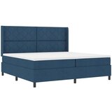  s opruga kutije s jastukom Plava 200 x 200 cm tkanina | shoptok.hr