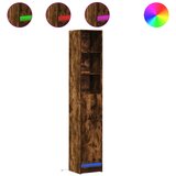 Maison Chic Komoda - Predalnik z LED dimljeni hrast 36x32,5x200 cm inženirski les, (21721444) Cene