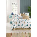 Hanah home komplet posteljine Puantiye, 160x220cm, Bela Cene