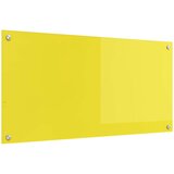  Kuhinjski zid Žuta 100 x 50 cm Staklo otporno na udarce Cijene