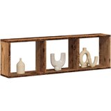 Furnova Stenska omarica 100x16x30 cm starinski les inženirski les, (21949812) | Shoptok.si