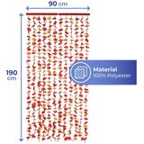 Maximex Crvena zavjesa za vrata 90x190 cm Indian Summer – | shoptok.hr