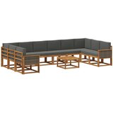 vidaXL Zunanja garnitura za sedenje 11 pcs Masiven les akacije, (5000282396) | Shoptok.si