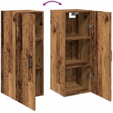  Zidni ormarić boja drva 34,5 x 34 x 90 cm od konstruiranog drva | shoptok.hr