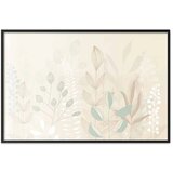  Plakat - Pastel-Beige Meadow 30x21 Crni okvir | shoptok.hr
