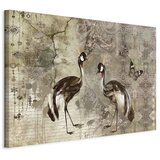  Slika - Retro Cranes (1 Part) Wide 120x80 Na talijanskom platnu | shoptok.hr