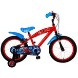 Spiderman Dječji bicikl 16″ Spider-Man dvije ručne kočnice crveni | shoptok.hr