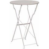 Bistro Stol Bež Ø 50 x 71 cm Čelik s prahom | Eponuda.ba