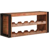  Stalak za vino Smeđa 100 x 45 x 33 cm Čvrsto reciklirano drvo | shoptok.hr