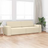 Krevet na razvlačenje Krema 245 x 78 x 77 cm tkanina | Eponuda.com