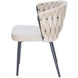 Livetastic STOL, kovina, tekstil bež | Shoptok.si
