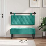  Držeće uzglavlje Zidne Tirkizna 110 x 55 x 7 cm Baršun - Tirkizna 100 cm bez LED | shoptok.hr