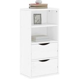 vidaXL Bočni ormarić s ladicama ODDA bijeli 40x24x79 cm puno drvo bor Cijene