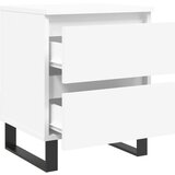  Noćni ormarići 2 kom bijeli 40 x 35 x 50 cm konstruirano drvo Bijela | shoptok.hr