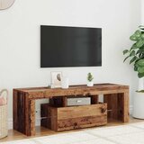 TV ormarić LED boja drva 120 x 36,5 x 40 cm konstruirano drvo | shoptok.hr