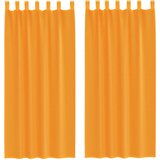 Voile zavjese s petljama 2 kom narančaste 140x245 cm | Shoptok.si