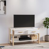 TV ormarić bijeli 82 x 38 x 45 cm od konstruiranog drva | shoptok.hr