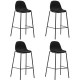  5-dijelni barski set od tkanine crni | shoptok.hr