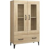  Visoka komoda boja hrasta sonome 70x31x115 cm konstruirano drvo | shoptok.hr
