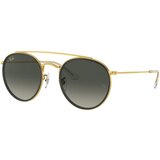 Ray-ban Round Double Bridge RB3647N 923871 ONE SIZE (51) Zlata/Siva Cene