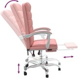  Pisarniški stol roza umetno usnje, (21113853) | Shoptok.si