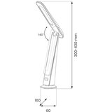  LED prigušiva punjiva stona lampa TOP LED/4W/5V 1800 mAh 3000/4000/5000K braon/crna | Eponuda.com