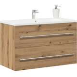 Ormarić za umivaonik u kupaonici Artisan hrast 80x38,5x48 cm Konstruirano drvo | shoptok.hr