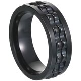IZMAEL Prstan IK-32057 - Črna / 55mm | Shoptok.si